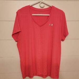 Under Armour Pink V-Neck T-Shirt